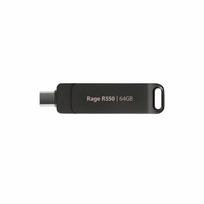 Patriot USB atmintinė „Rage R550“ 64GB, USB C / USB A tipo, dviguba sąsaja