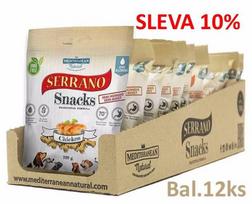 Serrano Užkandis Šuo Vištiena 100 g (12 vnt.) NUOLAIDA 10 %, 1 vnt.