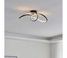 Eglo 901158-LED RGBW Reguliuojamas lubinis šviestuvas CALAROSSA-Z LED/22W/230V juoda