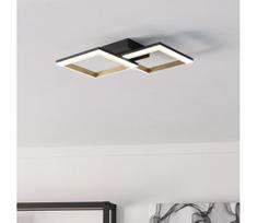 Eglo 901225-LED Pritemdomas lubinis šviestuvas CALLIERA LED/18,4W/230V juoda/auksas