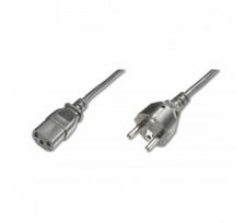 Digitus Maitinimo kabelis, CEE 7/7 (Type-F) - C13 M/F, H05VVF3G 0.75qmm, 1.2 m, Black