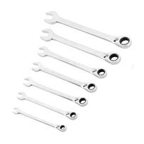 Kombinēto uzgriežņu atslēgu komplekts ar sprūdrata mehānismu, FATMAX®, 7 gab., hromēts, FMMT82848-0, STANLEY