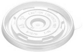 Øvrige Plastikinis dangtelis apvalus Ø96xH8 mm PP, skaidrus, sriubos popieriniams puodeliams 25/35/50 cl, 50 vnt./pak.