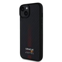 Red Bull Carbon Powerbar MagSafe dėklas jūsų Apple iPhone 14 juodos spalvos