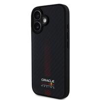 Red Bull Carbon Powerbar MagSafe dėklas jūsų Apple iPhone 16 juodos spalvos