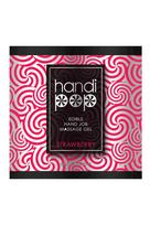 SENSUVA HANDIPOP EDIBLE MASSAGE GEL STRAWBERRY 6 ML