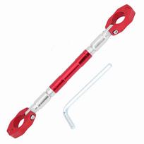 Universal Adjustable Aluminium Alloy Motorcycle Balance Cross Handlebar Red white