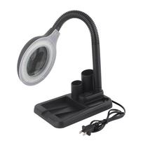 Didinamasis stiklas amatininkams Stalo lempa 5X 10X Didintuvas su 40 LED šviesų Praktiška