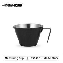 MHW-3BOMBER Nerūdijančio plieno Espresso matavimo puodelis su rankena 2/3 pakuotė SEspresso puodeliai 100ml Namų barista Kavos aksesuarai 100ml