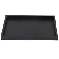 Stačiakampio formos medžio masyvo arbatos kavos užkandžiams maisto patiekimo padėklas Lėkštės restorano padėklai 25*18*2cm