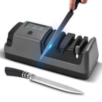 4 viename skaitmeninis elektrinis peilių galąstuvas, greitis reguliuojamas tiesiems peiliams / dantytiems peiliams / keraminiams peiliams / žirklėms 220V EU plug