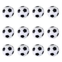 12 vnt. Stalo futbolo žaidimo atsarginis rinkinys Mini 36 mm futbolo kamuoliai Rinkinio priedas