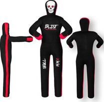 "Blist" MMA manekenas Judo graplingo manekenas smūgių maišas brazilų BJJ JIU Jitsu sėdimos padėties manekenas imtynių kovos menų bokso karatė treniruočių manekenas (neužpildytas), juodas, 70"