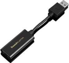 "Creative Sound Blaster Play!3" - USB-DAC vaizdo ir garso perdavimo įrenginys ir išorinė garso plokštė, juodos spalvos