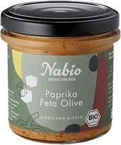 "Nabio" ekologiškas duonos užtepas "Paprika Feta" ir alyvuogės, 135 g