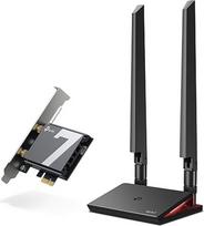 "TP-Link Archer TBE550E" belaidžio ryšio kortelė kompiuteriui, trijų juostų BE9300 "Wi-Fi 7 Bluetooth 5.4" PCIe adapteris, WPA3, įvairiaspalvis būsenos šviesos diodas, skirtas tik "Windows 11" (64 bitų)
