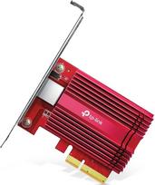 "TP-Link Archer TX401" 10Gb/s PCIe adapteris (CAT6A eterneto kabelis, radiatorius, suderinamas su "Windows 10/8.1/8/7", "Windows" serveriais ir "Linux", taupo vietą), raudonas