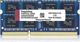 "Yongxinsheng" 8GB DDR3L 1600MHz PC3L-12800 CL11 SODIMM DDR3 2Rx8 1.35V nešiojamųjų kompiuterių operatyviosios atminties modulis - mėlynas