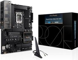 ASUS PROART B760-CREATOR WIFI Pagrindinė plokštė "Intel LGA1700" lizdas (ATX, PCIe 5.0, DDR5 atmintis, "WiFi 6", 3X M.2, USB 3.2 Gen2x2, skirta turinio kūrėjams)