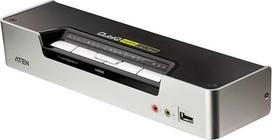 Aten CS1794 KVMP 4 jungiklių jungiklis (4 poligonai, 4x HDMI, 4x USB), sidabrinės spalvos