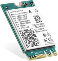 Binardat WiFi 6E kortelė M.2 AX210NGW WiFi tinklo adapteris, Intel AX210 lustas Bluetooth 5.3, 5400Mbps trijų dažnių 2.4GHz/5GHz/6GHz OFDMA ir MU-MIMO, skirtas nešiojamiesiems kompiuteriams su Windows 10/11