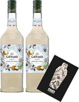 Giffard Kokosų sirupas, 1 litras, po 1 litrą, kokosų, Sirop de Coco, 2 vnt.