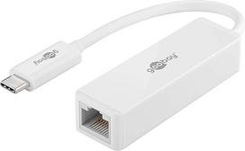 Goobay 66255 USB-C auf RJ45 Ethernet Netzwerkadapter für den Anschluss eines LAN-Kabels zwecks Internetverbindung