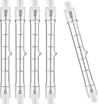 Jaenmsa R7S halogeninė lemputė 118 mm 300 W 230 V, 5 vnt., halogeninė lemputė R7S 118 mm, halogeninė lemputė R7s Dimmable Halogen Lamp for Construction Spotlights, Work Landscape Lighting, Living Room Lights
