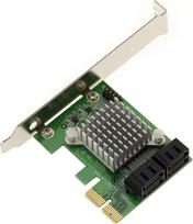 KALEA-INFORMATIQUE PCI Express PCIe x2 kortelė su 4 SATA prievadais, mikroschemų rinkiniu "Marvell 88SE9230", aparatinė RAID 0 1 10