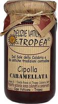 Karamelizuoti svogūnai iš Tropėjos Kalabrijos IGP - Tipiški Kalabrijos produktai - Rankų darbo gurmaniškas padažas - Puikiai tinka su sūriu - Pagaminta Italijoje - Vatican Delights by Tropea - 230 g