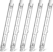 Klarlight R7s halogeninė lemputė 118 mm halogeninė lemputė Slim 500 W lemputė J118 J tipo linijinis dvigubo galo prožektorius Dimmable Halogen Rod, 11000 liumenų itin ryški prožektoriaus lempa, 220-240 voltų halogeninė lemputė