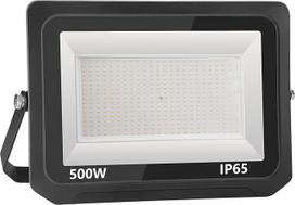 lojalus 500 W LED lauko prožektorius, 50000 LM itin ryškus LED lauko prožektorius, IP66 vandeniui atsparus LED prožektorius, 3000 K šiltos baltos spalvos LED prožektorius, LED lauko apšvietimas sodui, garažui, pravažiavimui, durims