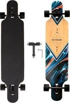 Longboard, 8 sluoksnių klevo medienos Cruiser Complete riedlentė, Longboards mergaitėms suaugusiems jauniems pradedantiesiems su T-Tool ir PU ratai