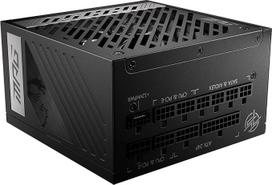 MSI MPG A850G PCIE5 maitinimo šaltinis, ES kištukas - 850 W, sertifikuotas "80 Plus Gold", visiškai modulinis ATX 3.0, palaiko PCIe 5.0 GPU, japoniški 105 °C kondensatoriai, 0 % apsukų režimas, plokščias kabelis