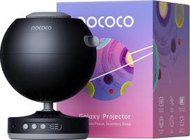 POCOCO žvaigždėto dangaus projektorius, galaktikos žvaigždžių projektorius, namų planetariumas vaikams ir suaugusiesiems, miegamojo, patalpų dekoravimui, miego ir atsipalaidavimo pagalbai - su 2 diskais