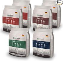 Venandi Animal Premium sausas maistas katėms, 1 degustacinis paketas, 6 x 0,3 kg, be grūdų, su daug šviežios mėsos ir žuvies, 1,8 kg