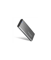 AXAGON External USB-C 3.2 Gen 2 metal box for M.2 NVMe & SATA SSD disks | EEM2-SG2