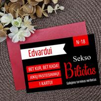 Sekso bilietas - dovana Jam