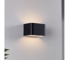 Eglo 901016 - LED sieninis šviestuvas SANIA LED/6W/230V 3000K juoda