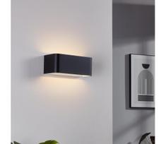 Eglo 901017 - LED sieninis šviestuvas SANIA LED/10W/230V 3000K juoda