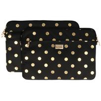 Wonder nešiojamo kompiuterio dėklas 15-16 colių gold polka-dot