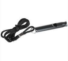 helikon Survival whistle, aliuminio , juodas