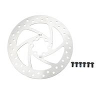 6 Bolt 160mm Disc Brake Rotor Stainless Steel Electric Scooter Disc Brake Rotor with 6 Screws white