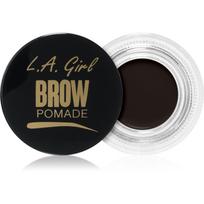 L.A. Girl Cosmetics Brow Pomade antakių pomada atspalvis Soft Black 3 g
