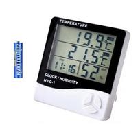 Mini skaitmeninis termometras higrometras laikrodis patalpų temperatūros drėgmės matuoklis matuoklis monitorius