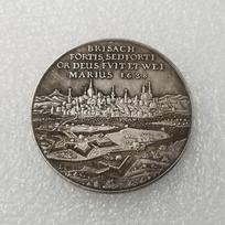 1638 m. Vokietijos atminimo kolekcionuojami suvenyrai Sidabrinės monetos įvairiaspalvis