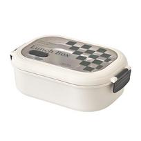 2 Compartment Bento Box Heat Preservation Stainless Steel Interlayer Lunch Box Airtight Portable