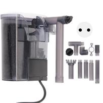 Akvariumo sieninis pakabinamas filtras Tylus deguonies prisotinimo aliejaus plėvelės pašalinimas, pakabinamas ant krioklio filtras žuvims