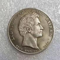 1835 Vokiškos proginės kolekcinės suvenyrinės sidabrinės monetos įvairiaspalvis