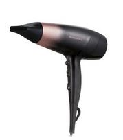 Remington Hair Dryer | D5305 Rose Shimmer | 2200 W | Number of temperature settings 3 | Ionic function | Diffuser nozzle | Black/Rose